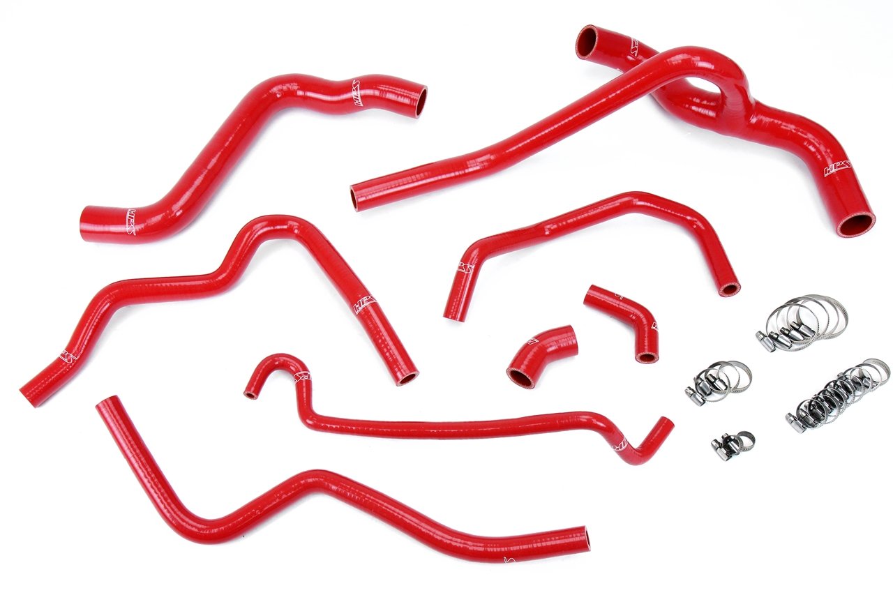 HPS Silicone Radiator + Heater Coolant Hose Kit Ford 2005-2010 Mustang 4.0L V6, 57-1400