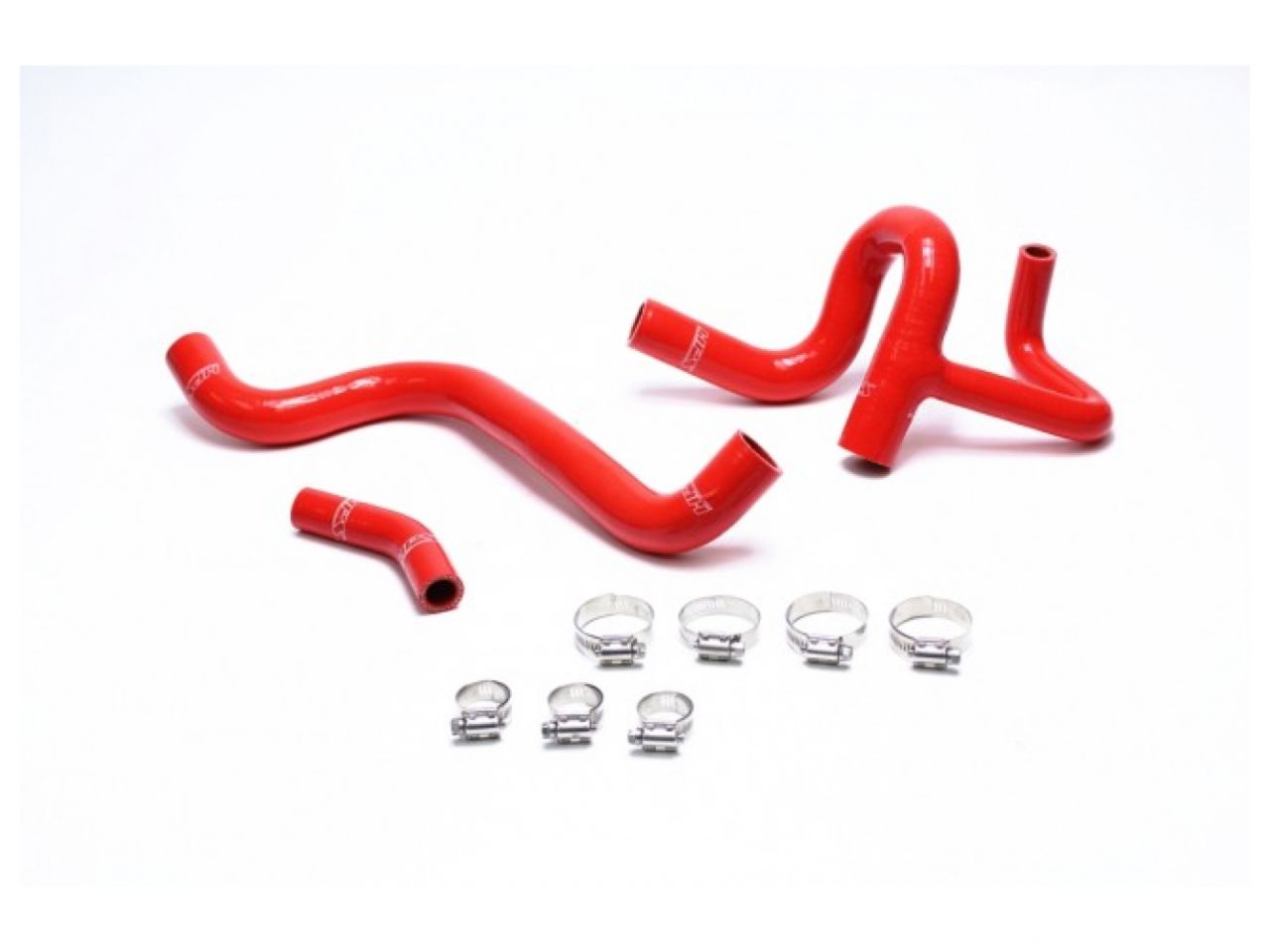 HPS Reinforced Red Silicone Radiator Hose Kit Coolant Dodge 12-16 Dart 1.4T Turbo