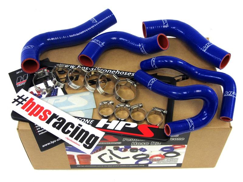 HPS Reinforced Blue Silicone Radiator + Heater Hose Kit Coolant Mazda 90-93 Miata 1.6L