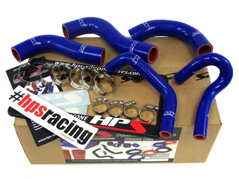 HPS Reinforced Blue Silicone Radiator + Heater Hose Kit Coolant Mazda 94-97 Miata 1.8L