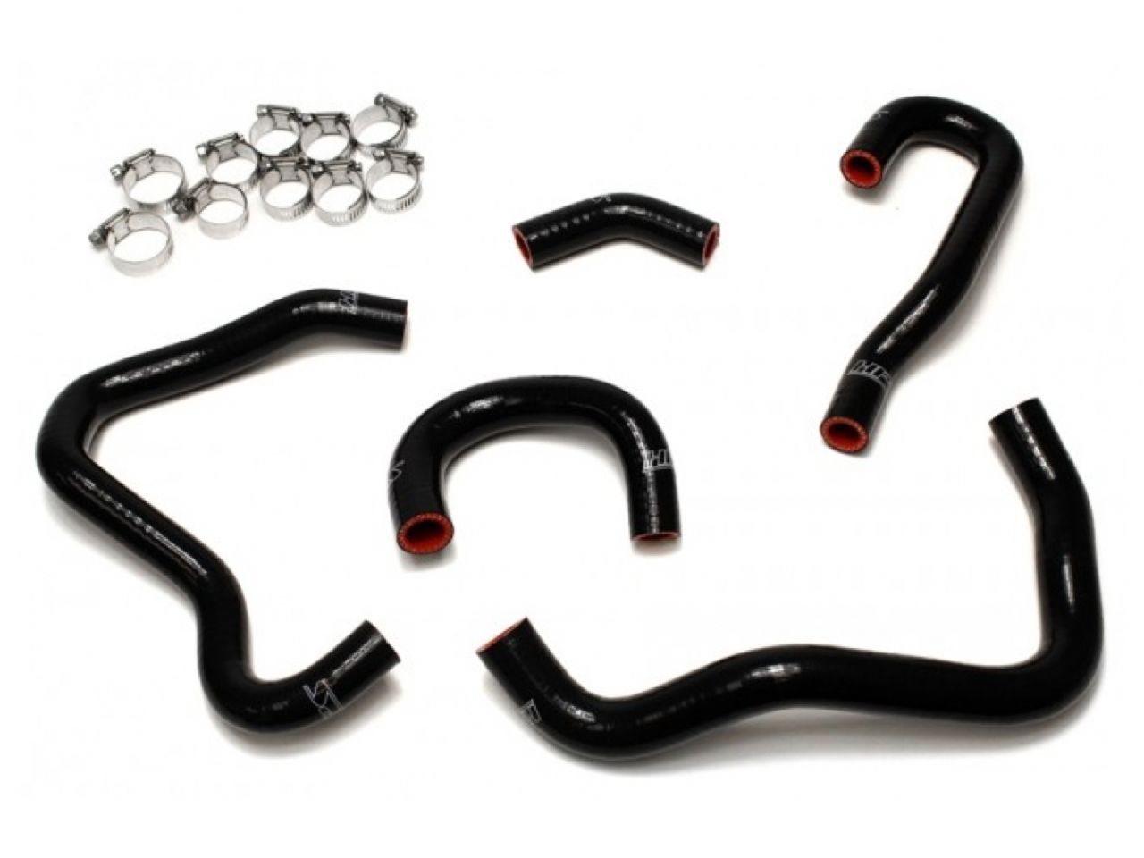 HPS Black Reinforced Silicone Heater Hose Kit Honda 00-05 S2000