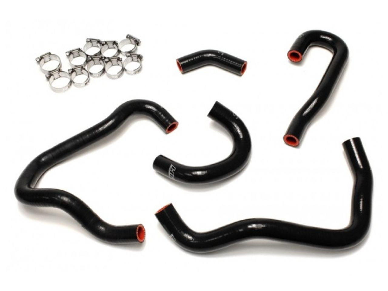 HPS Black Reinforced Silicone Heater Hose Kit Honda 06-09 S2000