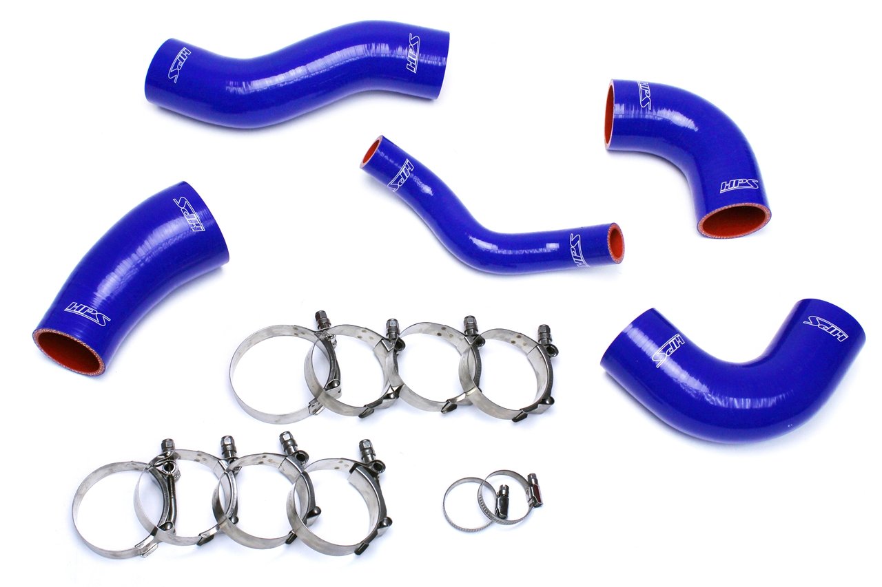 HPS Blue Reinforced Silicone Intercooler Hose Kit Hyundai 11-14 Sonata 2.0L Turbo