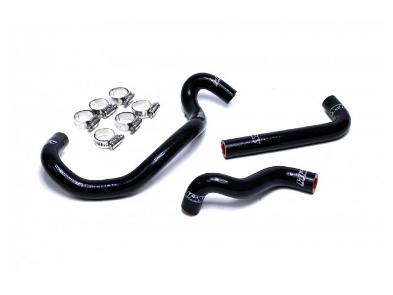 HPS Black Reinforced Silicone Heater Hose Kit Mazda 86-92 RX7 FC3S Turbo LHD