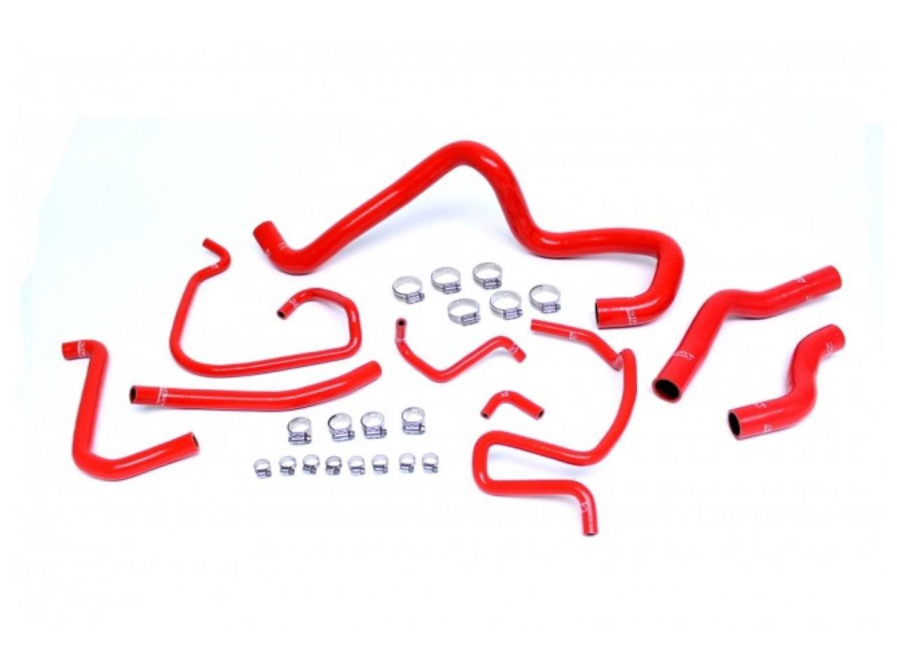 HPS Reinforced Red Silicone Radiator Hose Kit Coolant Mazda 06-14 Miata 2.0L