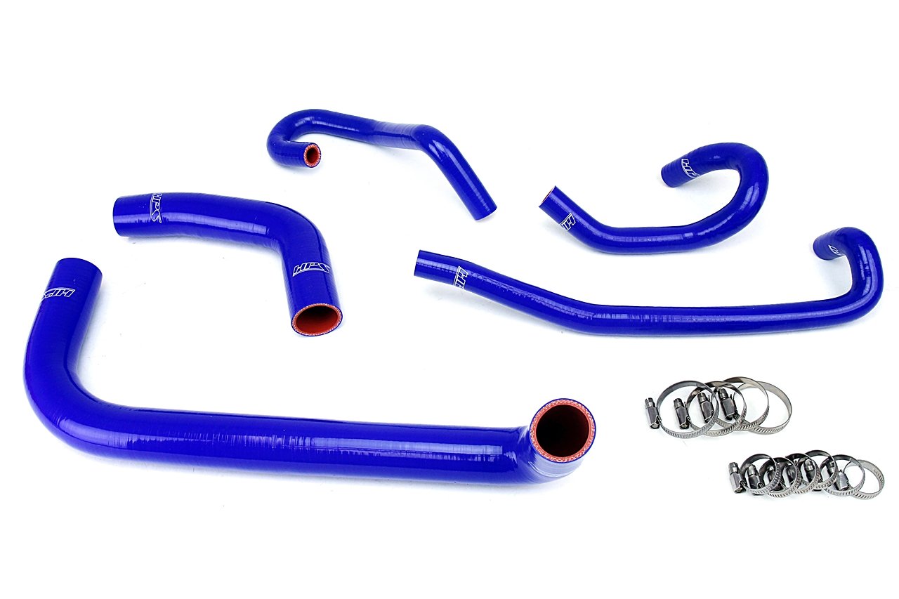 HPS Blue Reinforced Silicone Radiator + Heater Hose Kit Toyota 99-03 Tundra 4.7L V8 Left Hand Drive