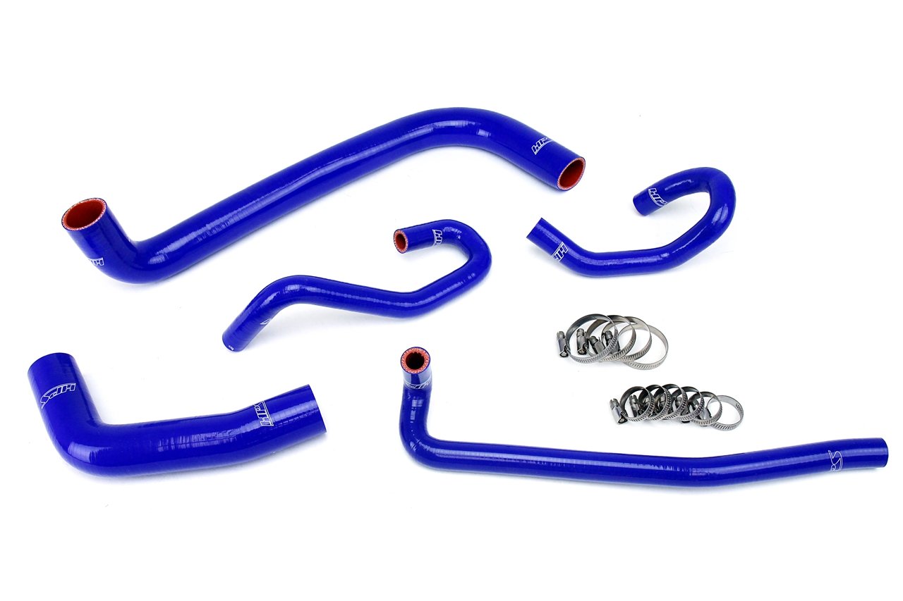 HPS Blue Reinforced Silicone Radiator + Heater Hose Kit Toyota 04-06 Sequoia 4.7L V8 Left Hand Drive