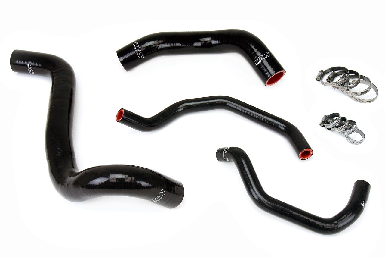 HPS Black Reinforced Silicone Radiator + Heater Hose Kit Toyota 12-14 Tundra 5.7L V8 Left Hand Drive