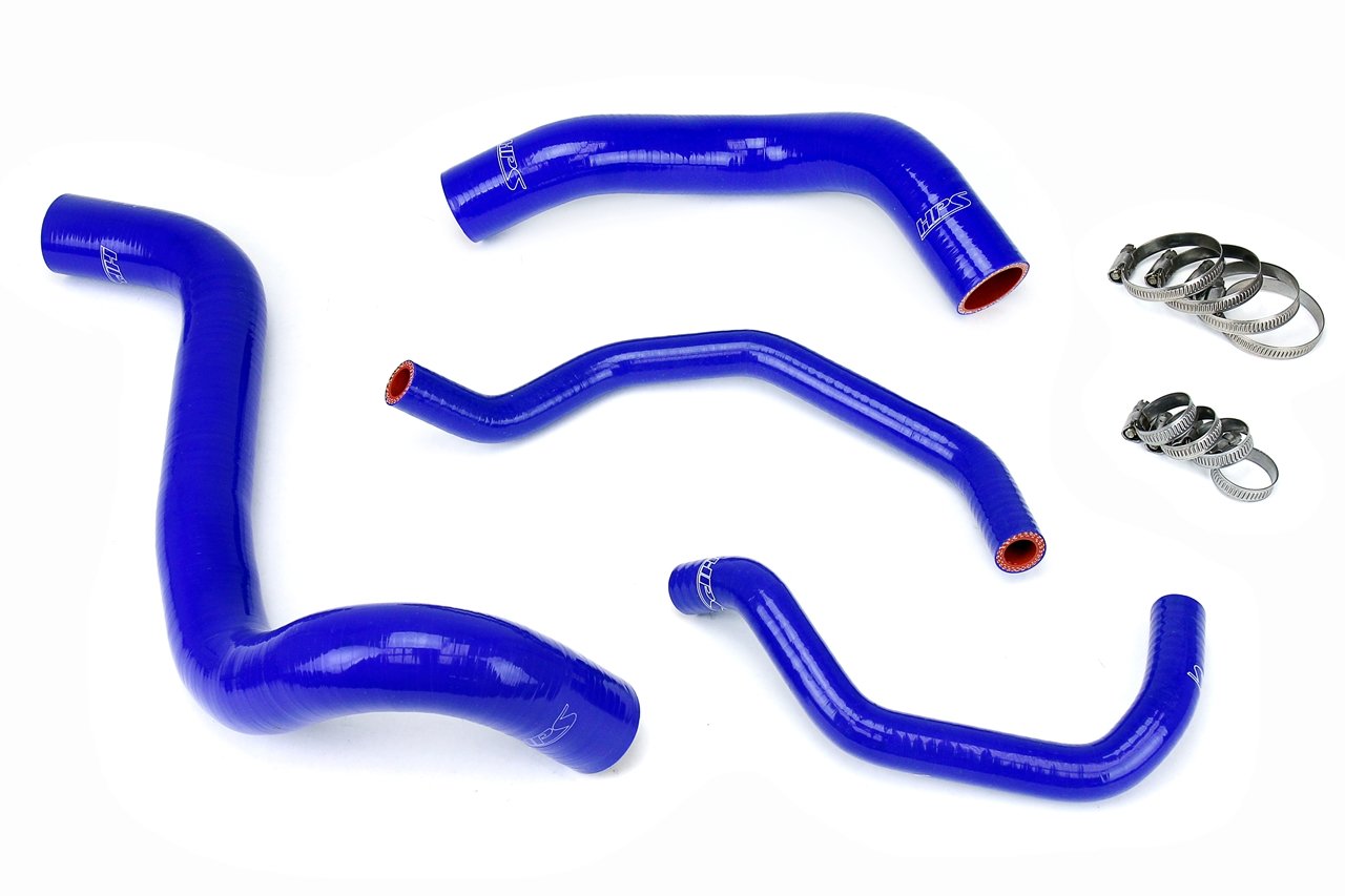 HPS Blue Reinforced Silicone Radiator + Heater Hose Kit Toyota 12-14 Sequoia 5.7L V8 Left Hand Drive