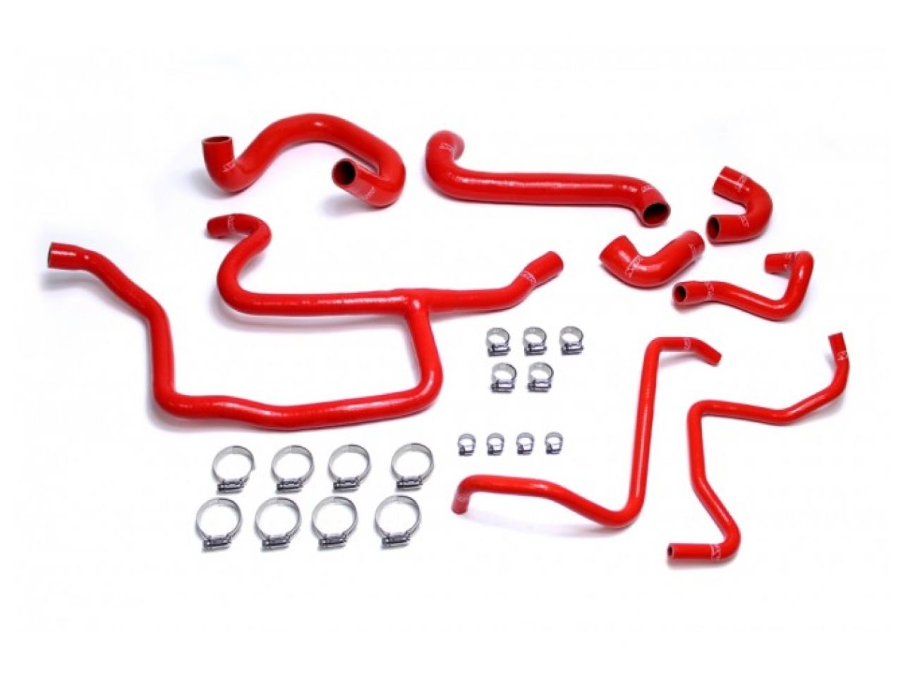 HPS Reinforced Red Silicone Radiator Hose + Heater Hose Kit Coolant BMW 88-92 E30 325i 325is 325ix 2.5L US Spec