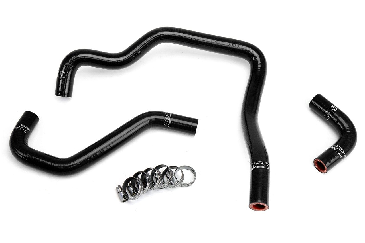 HPS Black Reinforced Silicone Heater Hose Kit Toyota 89-95 Pickup 22RE Non Turbo EFI LHD