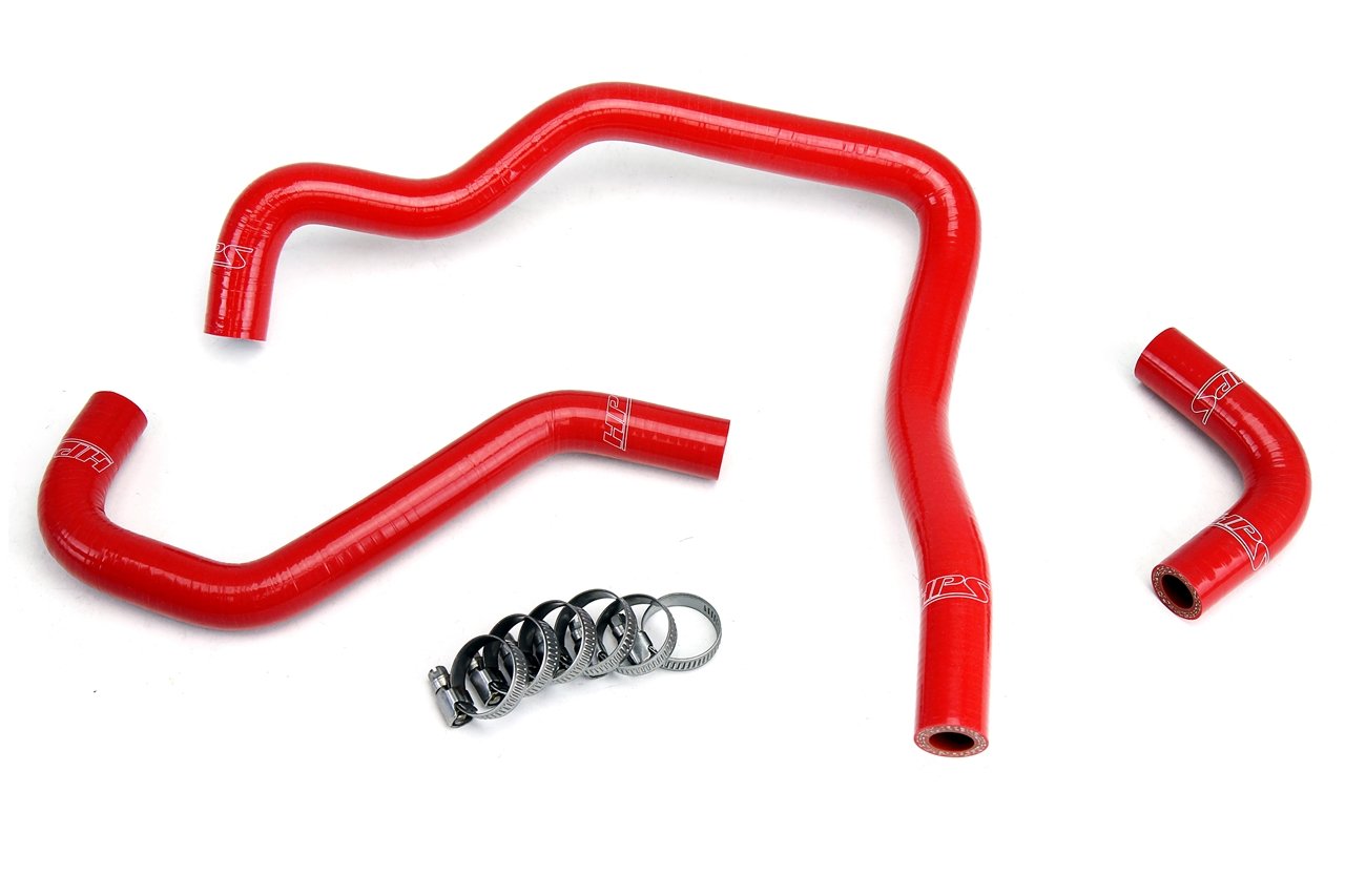 HPS Red Reinforced Silicone Heater Hose Kit Toyota 89-95 Pickup 22RE Non Turbo EFI LHD