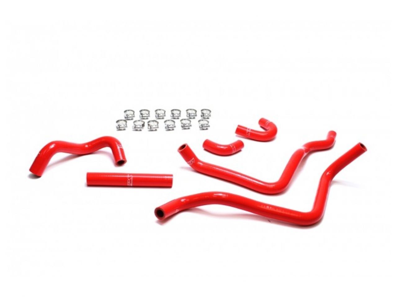 HPS Reinforced Red Silicone Heater Hose Kit Coolant Toyota 00-05 MR2 Spyder