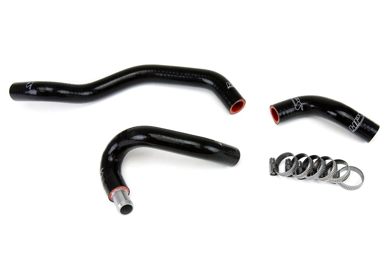 HPS Reinforced Silicone Heater Hose Kit Coolant, Infiniti 14-15 Q40, Black