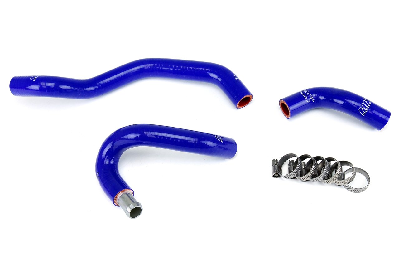 HPS Blue Reinforced Silicone Heater Hose Kit Coolant Nissan 09-20 370Z