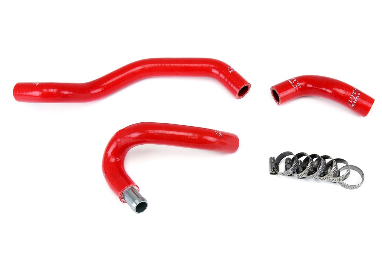 HPS Reinforced Silicone Heater Hose Kit Coolant, Infiniti 14-15 Q70, Red