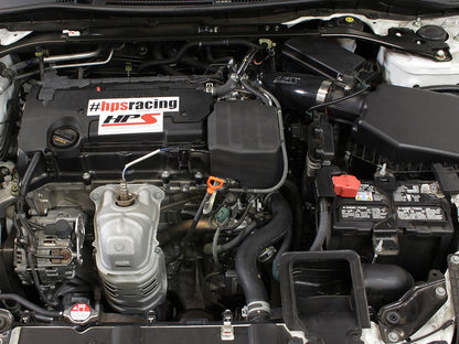 HPS Performance HPS Silicone Air Intake Kit Post MAF Hose Honda 2013-2017 Accord 2.4L, 57-1445
