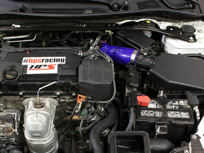 HPS Performance HPS Silicone Air Intake Kit Post MAF Hose Honda 2013-2017 Accord 2.4L, 57-1445