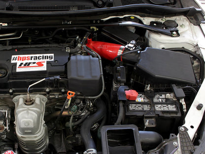 HPS Performance HPS Silicone Air Intake Kit Post MAF Hose Honda 2013-2017 Accord 2.4L, 57-1445