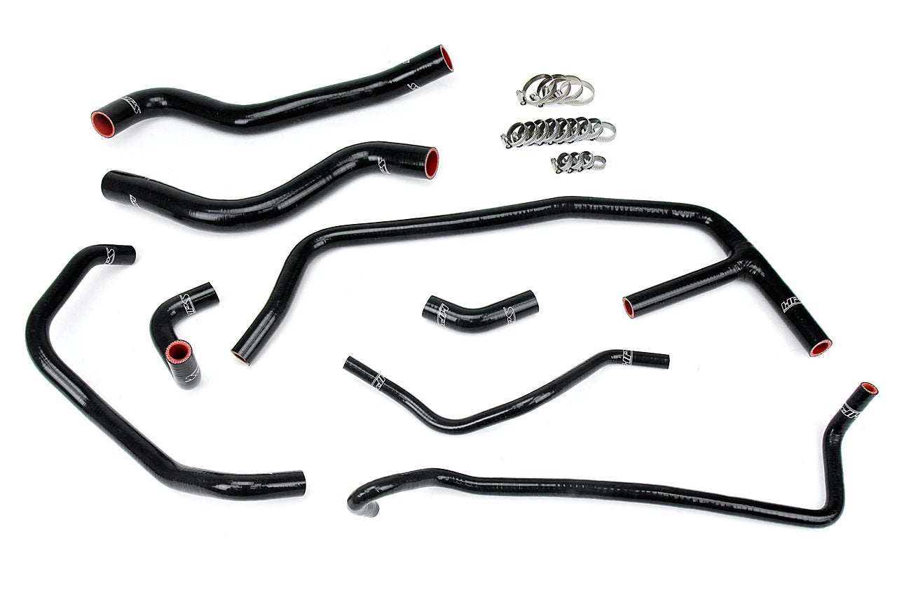 HPS Silicone Radiator + Heater Coolant Hose Kit Ford 2015-2020 Mustang Ecoboost 2.3L Turbo, 57-1452