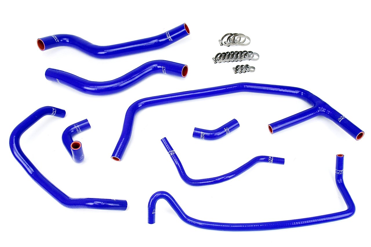 HPS Silicone Radiator + Heater Coolant Hose Kit Ford 2015-2020 Mustang Ecoboost 2.3L Turbo, 57-1452