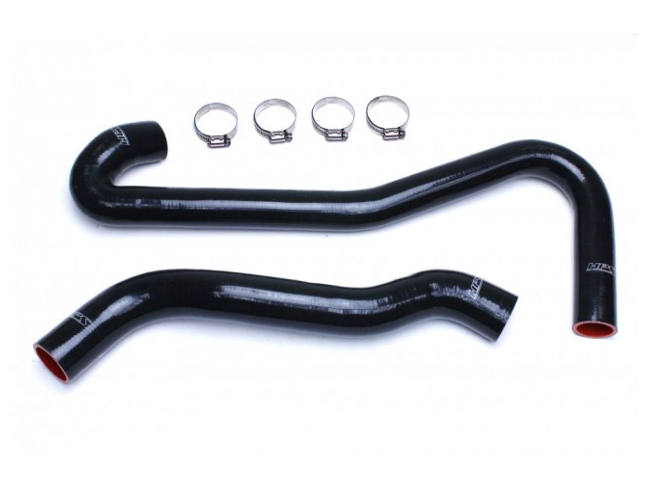 HPS Black Reinforced Silicone Radiator Hose Kit Coolant Jeep 09-10 Grand Cherokee SRT8 6.1L V8 WK1