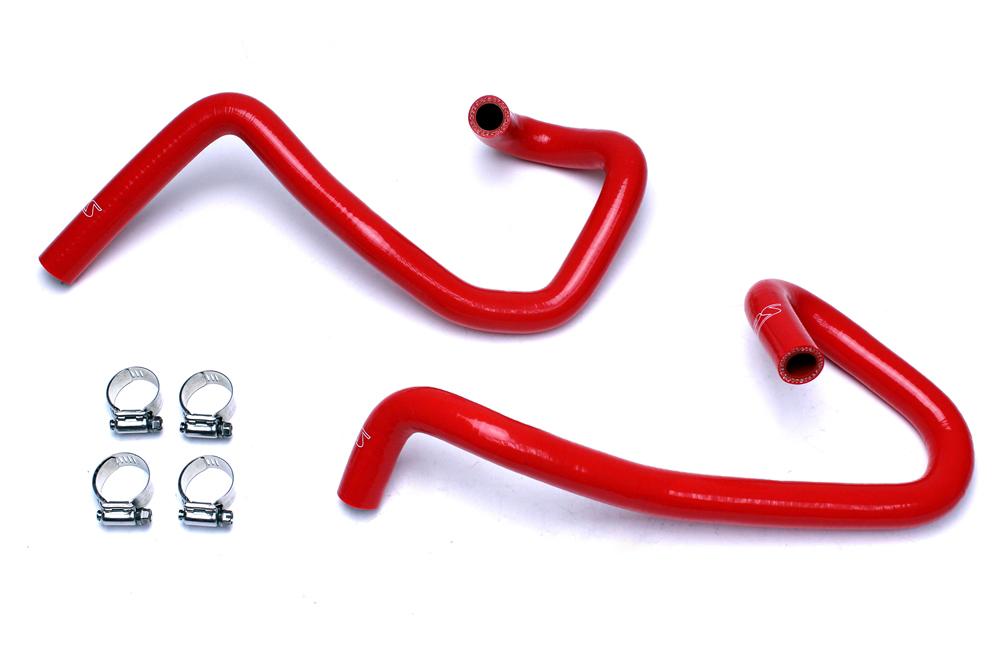 HPS Reinforced Red Silicone Heater Hose Kit Coolant Toyota 05-18 Tacoma 2.7L 4Cyl