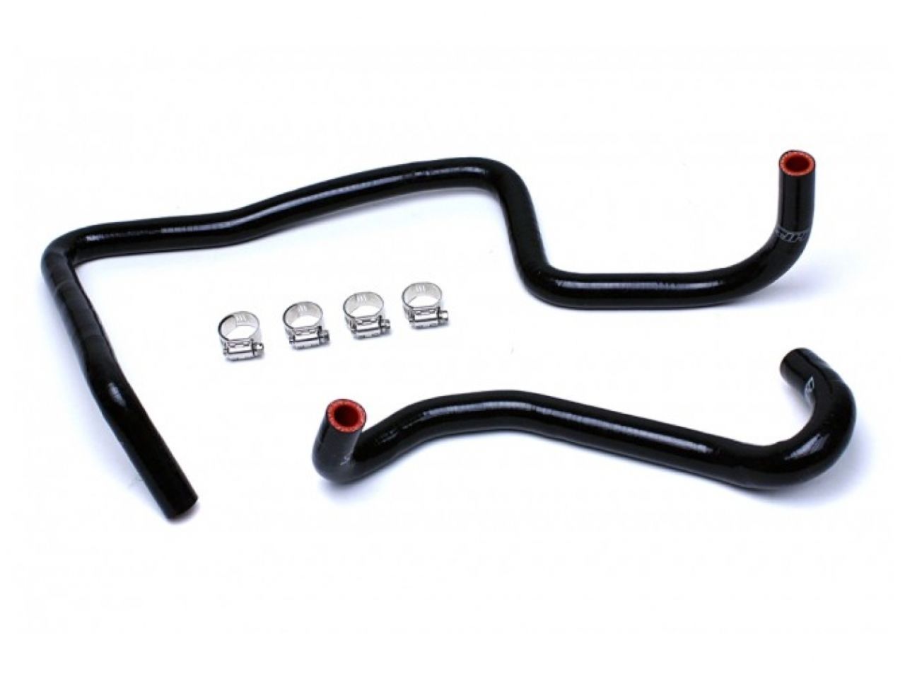 HPS Black Reinforced Silicone Heater Hose Kit Coolant Jeep 05-10 Grand Cherokee WK1 5.7L V8