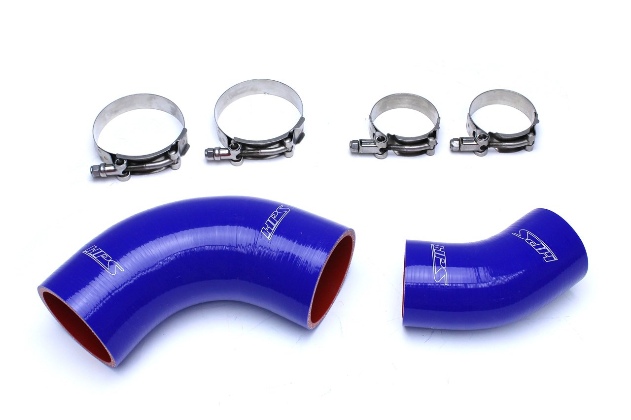 HPS Blue Reinforced Silicone Intercooler Hose Kit Mazda 07-13 Mazdaspeed 3 2.3L Turbo