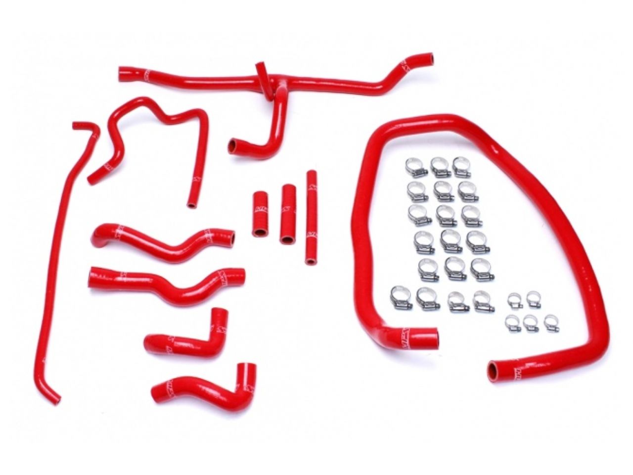 HPS Red Reinforced Silicone Heater Hose Kit Coolant BMW 96-99 E36 M3 Left Hand Drive