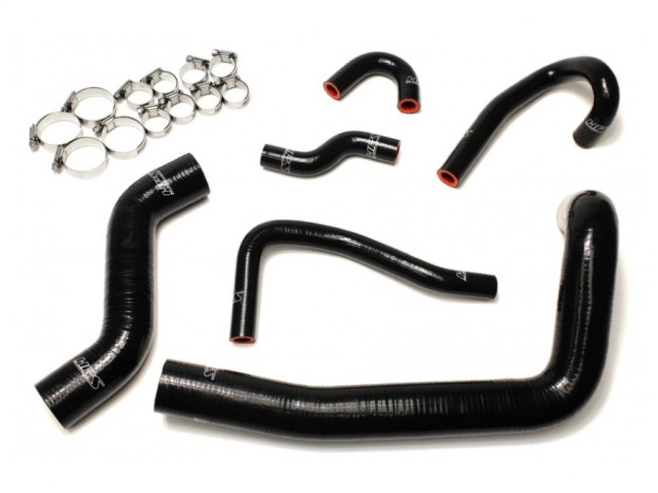 HPS Black Reinforced Silicone Radiator and Heater Hose Kit Coolant Mazda 93-95 RX7 FD3S