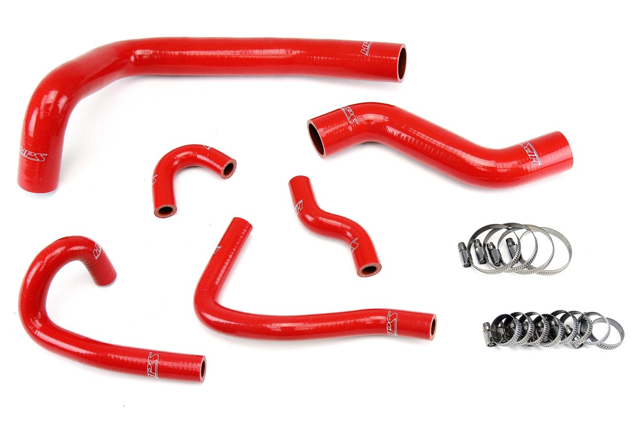 HPS Silicone Radiator + Heater Coolant Hose Kit Mazda 1993-1995 RX7, 57-1491