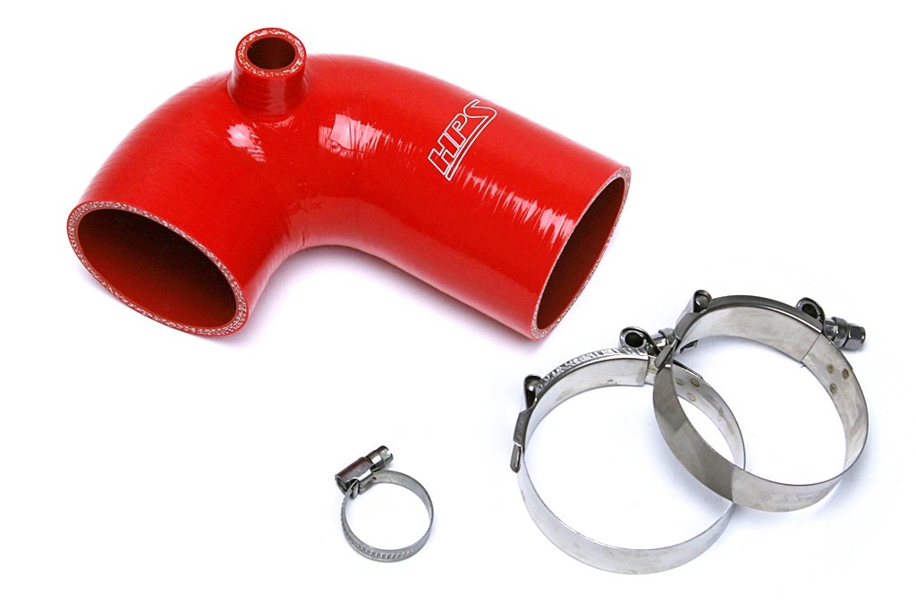 HPS Red Reinforced Silicone Post MAF Air Intake Hose Kit Mazda 06-08 MX-5 Miata NC1