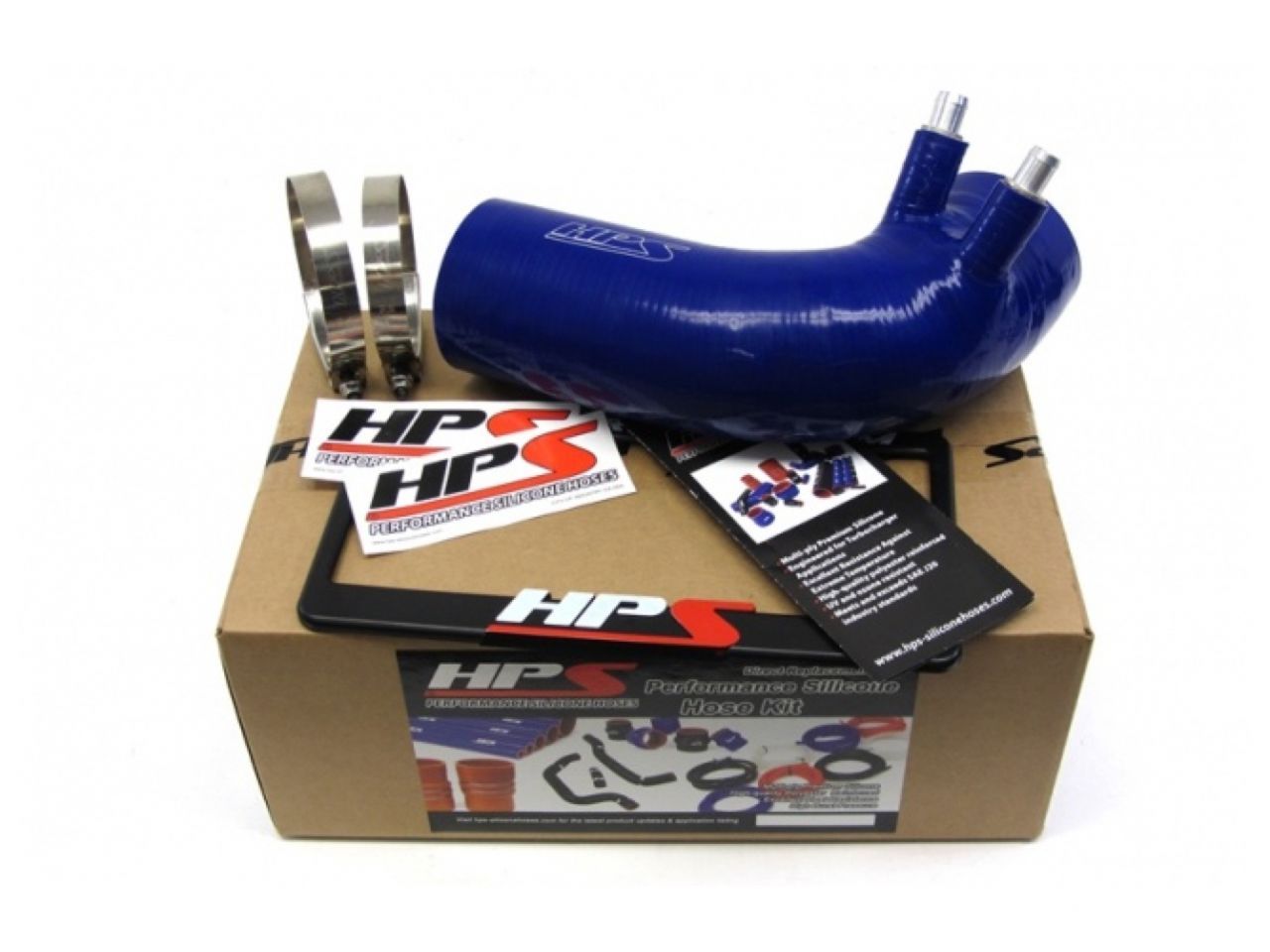 HPS Blue Reinforced Silicone Post MAF Air Intake Hose Kit Lexus 2016 GSF GS F V8 5.0L