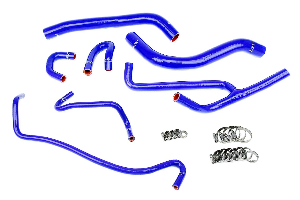 HPS Silicone Radiator + Heater Coolant Hose Kit Ford 2015-2017 Mustang 3.7L V6, 57-1506