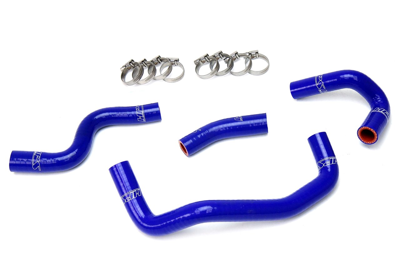 HPS Reinforced Blue Silicone Heater Hose Kit Coolant Mazda 06-14 Miata 2.0L