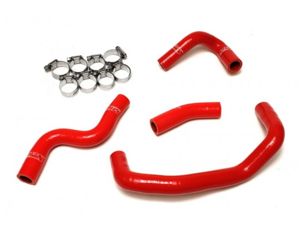 HPS Reinforced Red Silicone Heater Hose Kit Coolant Mazda 06-14 Miata 2.0L