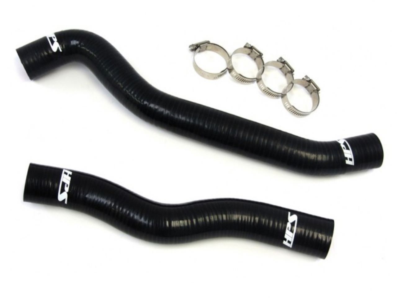 HPS Black Reinforced Silicone Radiator Hose Kit Coolant Hyundai 10-11 Genesis Coupe V6 3.6L