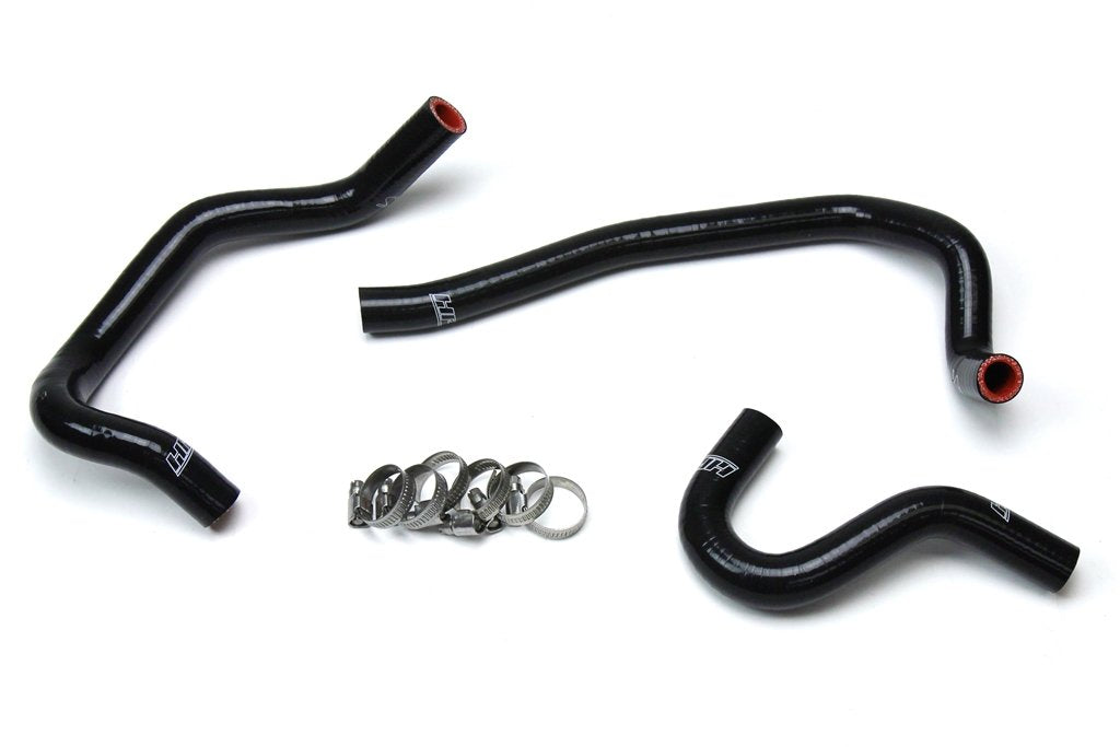 HPS Black Reinforced Silicone Heater Hose Kit Coolant Toyota 86-92 Supra MK3 Turbo & NA 7MGE / 7MGTE Left Hand Drive