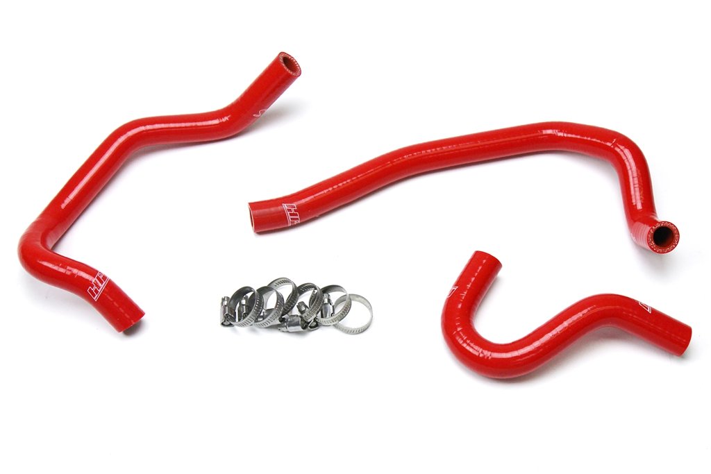 HPS Red Reinforced Silicone Heater Hose Kit Coolant Toyota 86-92 Supra MK3 Turbo & NA 7MGE / 7MGTE Left Hand Drive