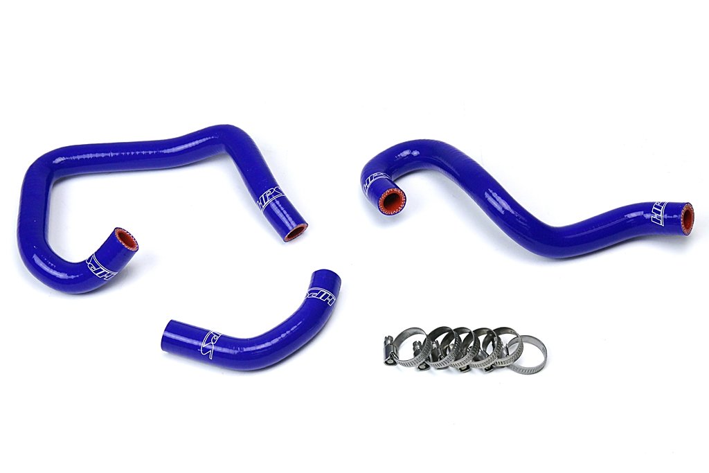 HPS Blue Reinforced Silicone Heater Hose Kit Coolant Toyota 93-98 Supra MK4 2JZ Turbo Left Hand Drive