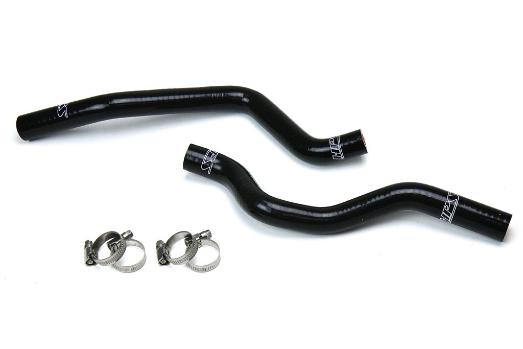 HPS Black Reinforced Silicone Heater Hose Kit Coolant Mitsubishi 2008-2017 Lancer 2.0L 2.4L DE ES GTS