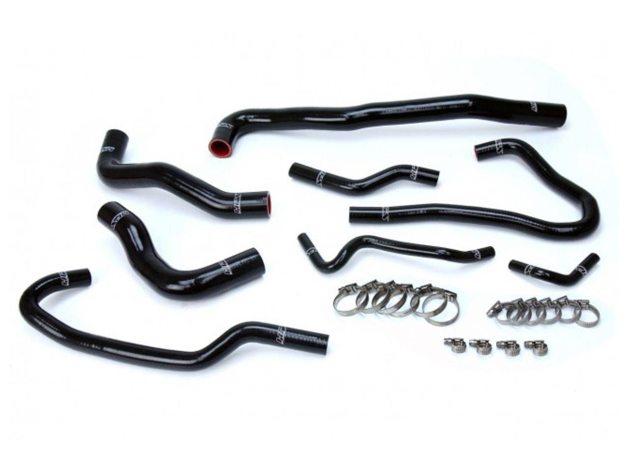 HPS Reinforced Black Silicone Radiator + Heater Hose Kit Coolant Mazda 16-17 MX-5 Miata 2.0L