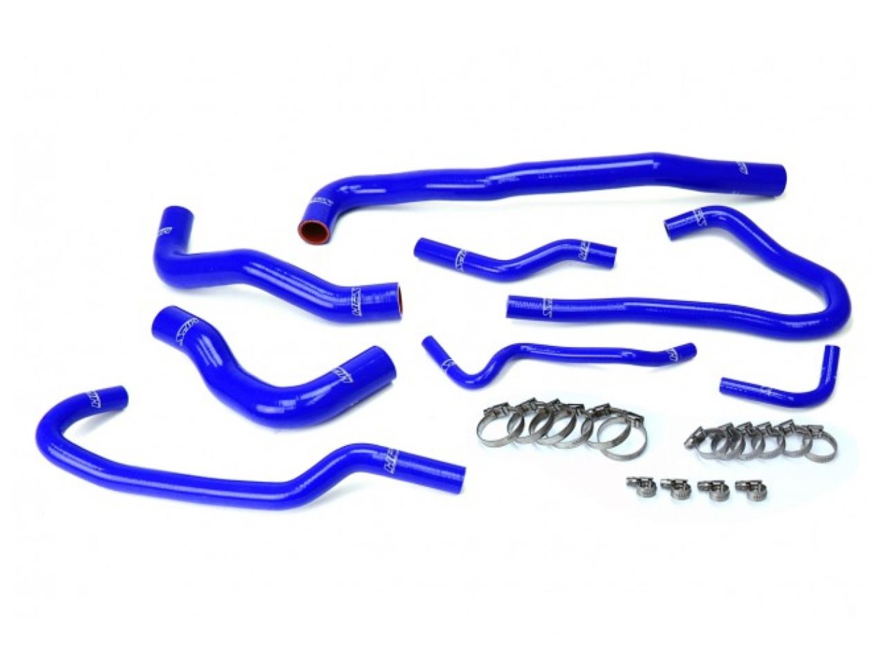 HPS Reinforced Blue Silicone Radiator + Heater Hose Kit Coolant Mazda 16-17 MX-5 Miata 2.0L