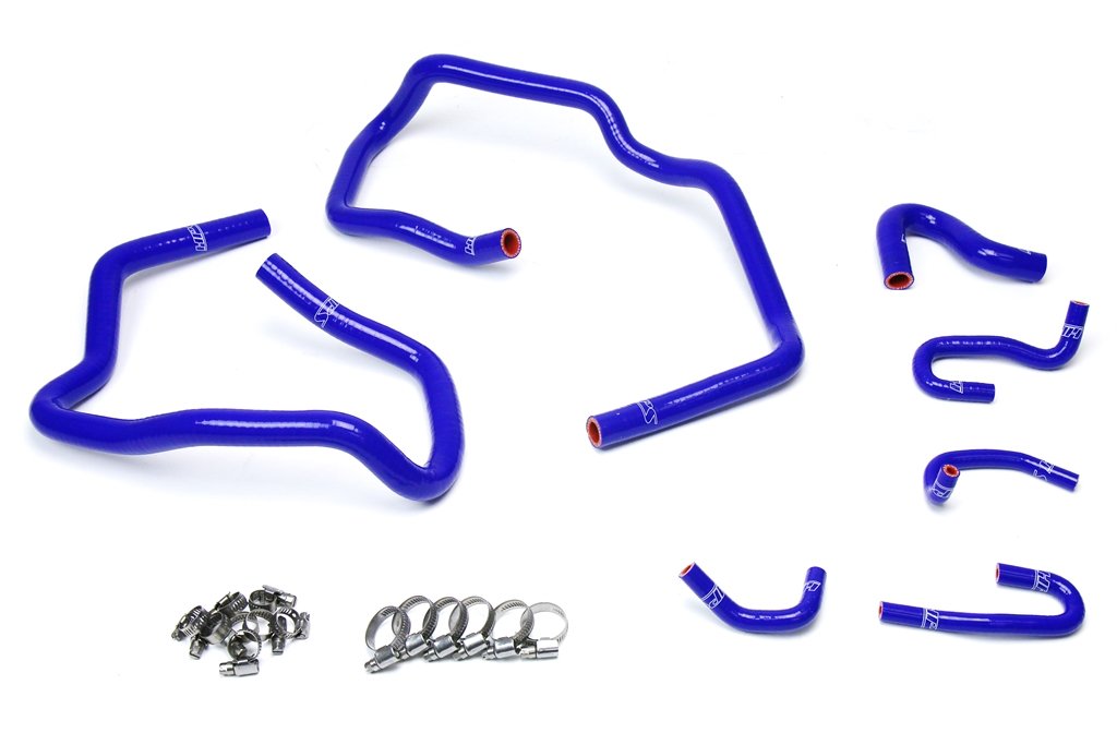 HPS Reinforced Blue Silicone Heater Hose Kit Coolant Toyota 10-14 FJ Cruiser 4.0L V6