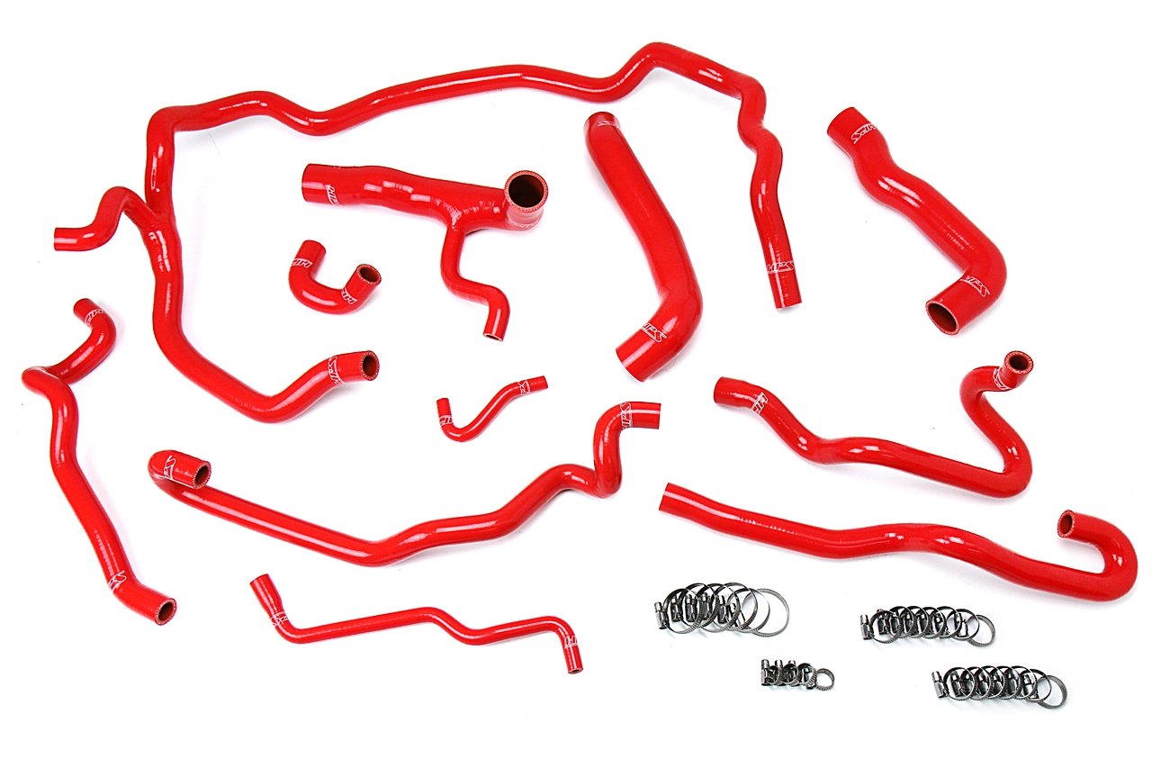 HPS Silicone Radiator + Heater Coolant Hose Kit BMW 2004-2005 530i E60 Left Hand Drive, 57-1552