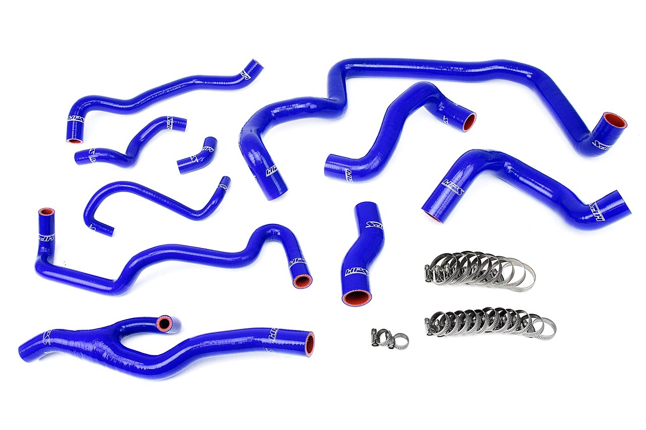 HPS Silicone Radiator + Heater Coolant Hose Kit Mini 2007-2011 Cooper S 1.6L Turbo Automatic Trans, 57-1557