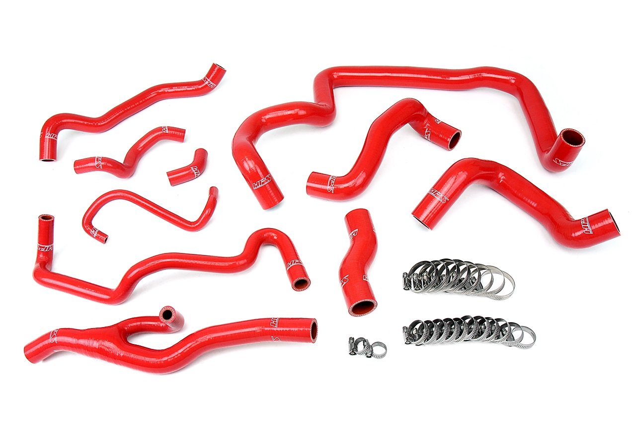 HPS Silicone Radiator + Heater Coolant Hose Kit Mini 2007-2011 Cooper S 1.6L Turbo Automatic Trans, 57-1557