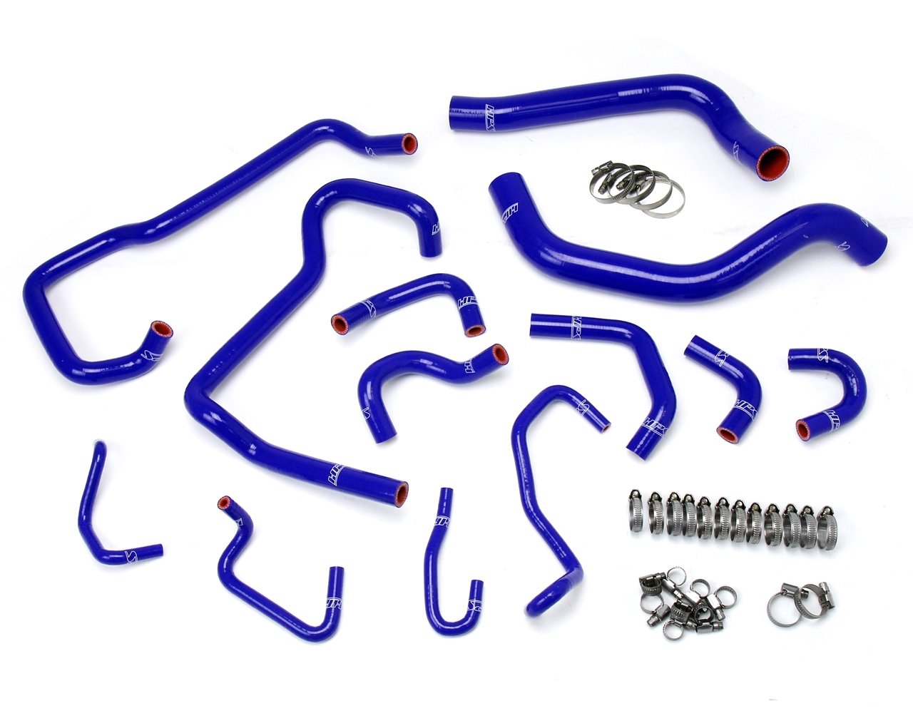 HPS Blue Reinforced Silicone Radiator + Heater Hose Kit Toyota 16-17 Tacoma 3.5L V6