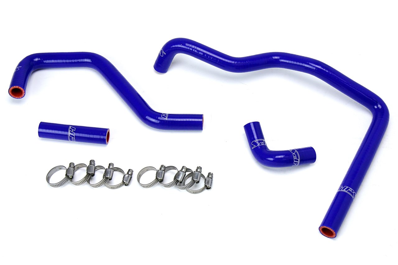 HPS Blue Reinforced Silicone Heater Hose Kit Toyota 84-88 Pickup 22RE Non Turbo EFI LHD